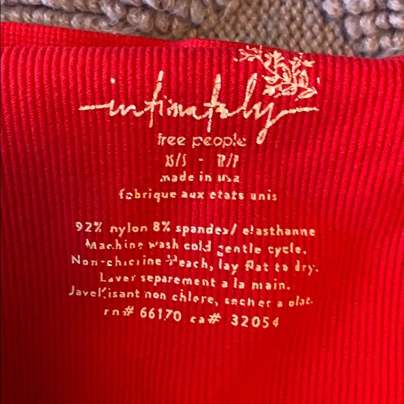 Red Tube Top - Picture 2 of 2